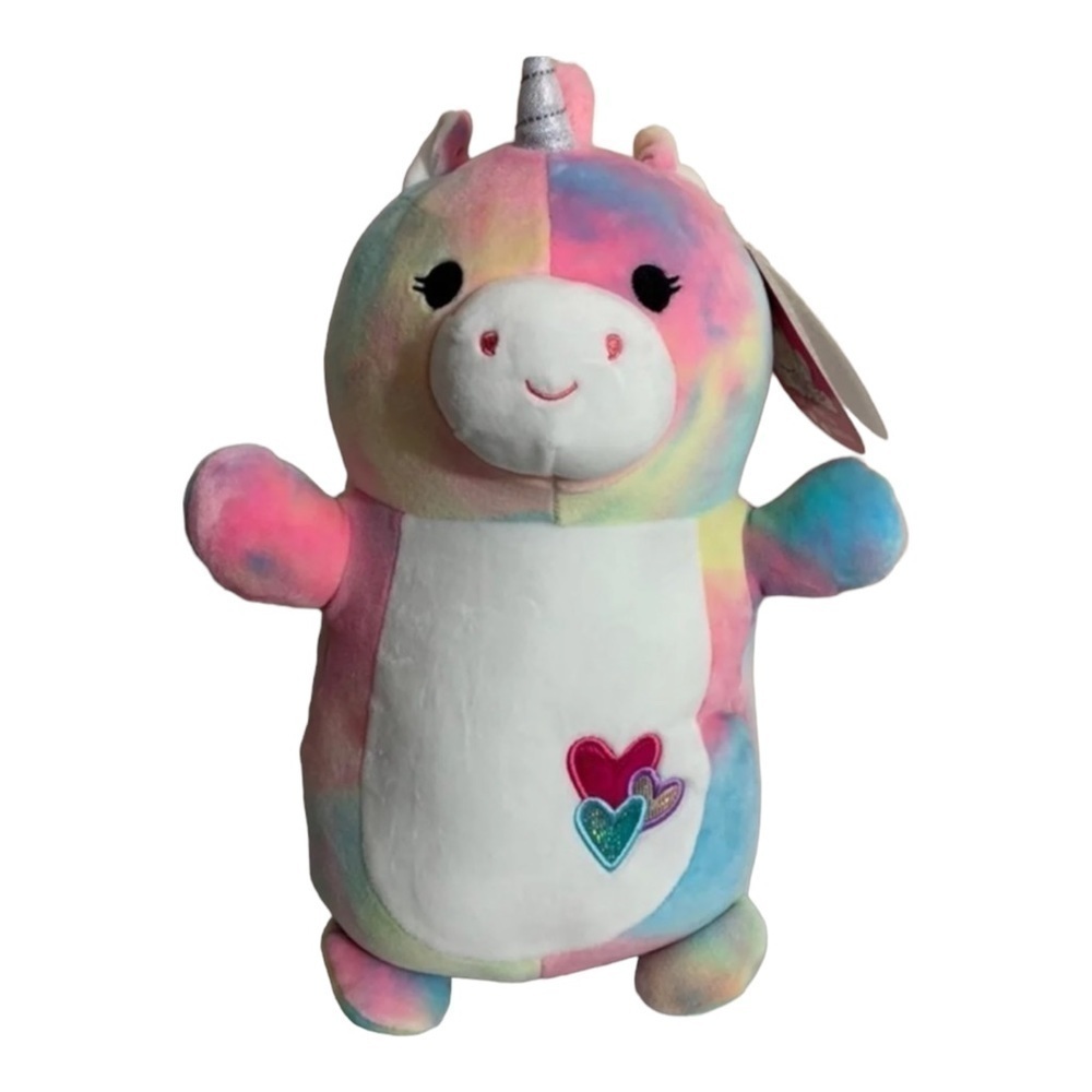 NWT SQUISHMALLOWS Trish The Cat Unicorn Valentines Plush Doll 12”